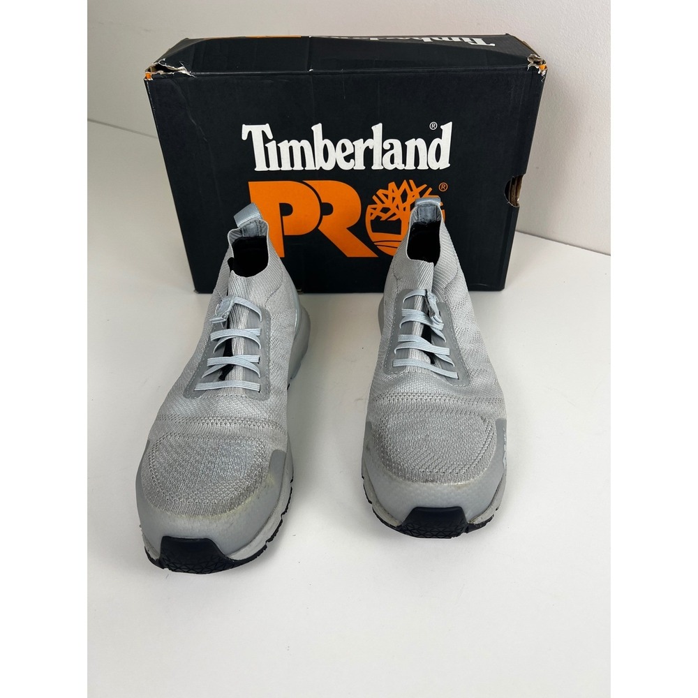 Timberland PRO Radius Women's Gray Knit Composite Toe Work Shoes Size 7‎